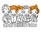 Coloring page One direction painted bysabrina 