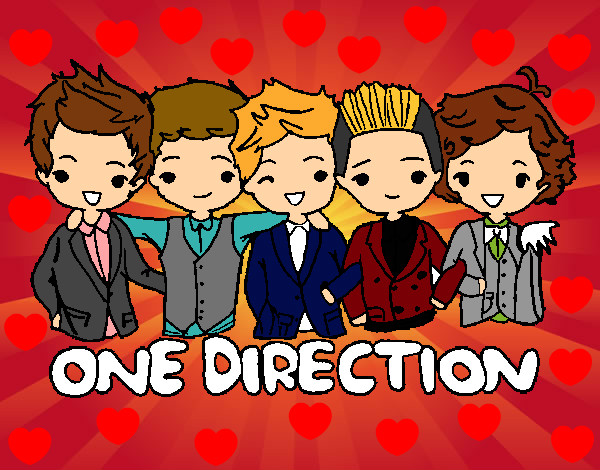 Coloring page One direction painted bysweeteegir