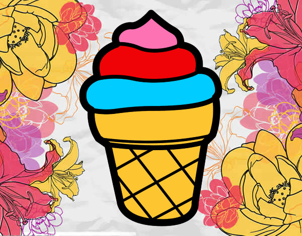 Coloring page Sweet icecream painted byangel2425