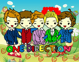 Coloring page One direction painted bymcauly