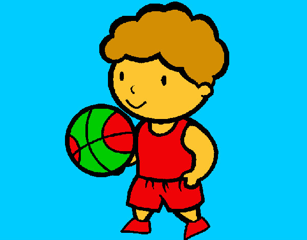 Coloring page Basketball player painted byMANDALA