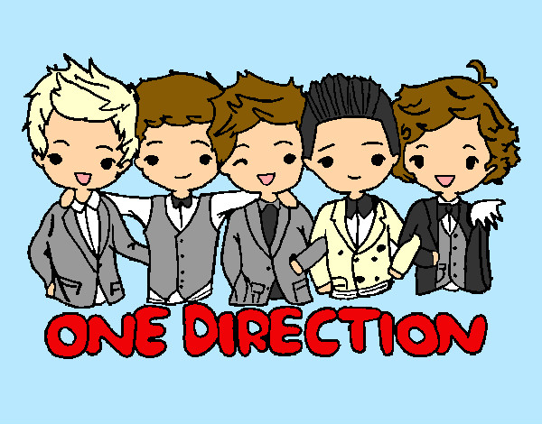 Coloring page One direction painted bySnowball