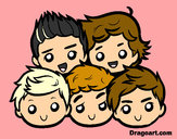Coloring page One Direction 2 painted byMarilyn