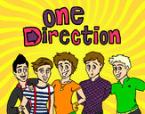Coloring page One Direction 3 painted bykimberly
