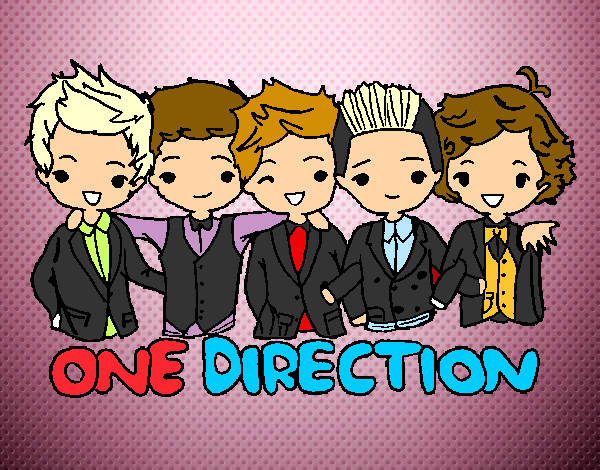 Coloring page One direction painted bykimberly