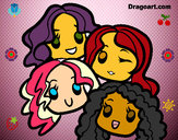 Coloring page Little mix painted byCrystal
