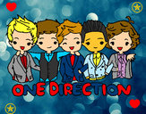 Coloring page One direction painted byCrystal
