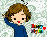 Coloring page Harry Styles painted byoneDlover