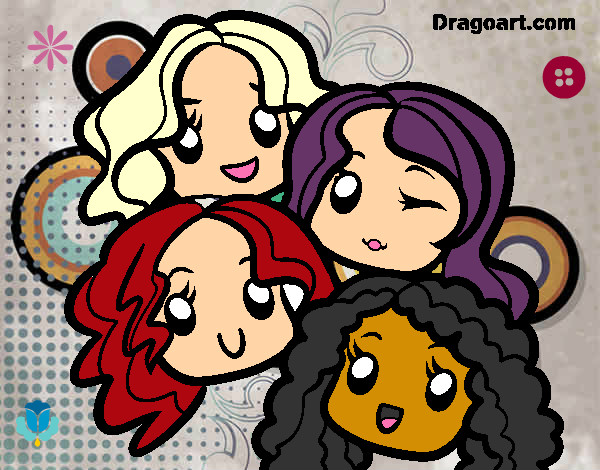 Coloring page Little mix painted byCharlie 