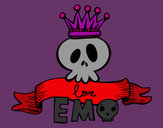 Coloring page Love Emo painted byLexiC