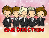 Coloring page One direction painted byArijana