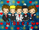 Coloring page One direction painted by1Dlover