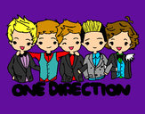 Coloring page One direction painted bykelli01