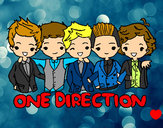 Coloring page One direction painted bymadeline