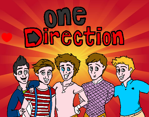 Coloring page One Direction 3 painted bysofia