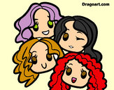 Coloring page Little mix painted byboofaithm