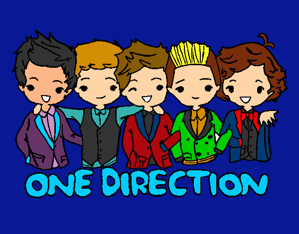 Coloring page One direction painted byboofaithm