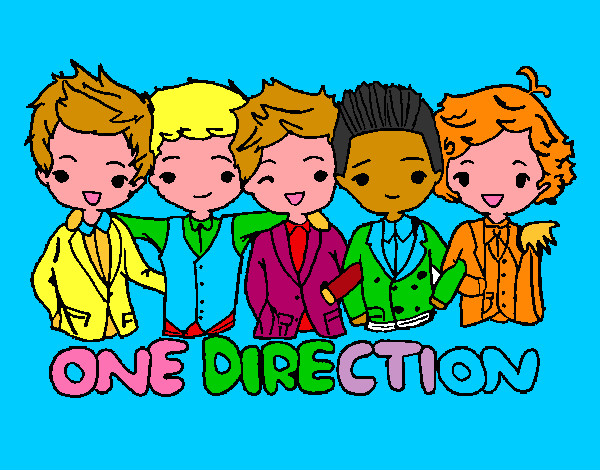 Coloring page One direction painted bytamzin
