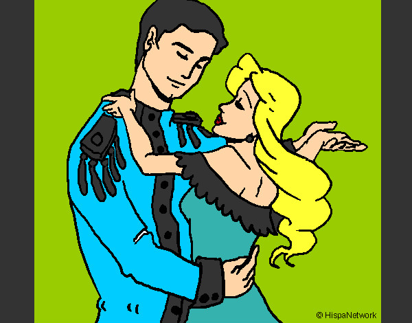 Coloring page Royal dance painted byyhan22