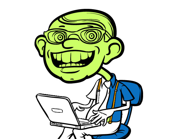 Coloring page Programmer painted byems76