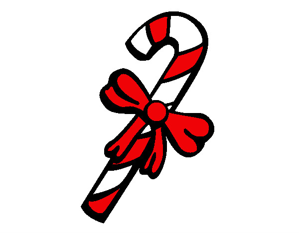 Coloring page candy cane painted byonnoleehan