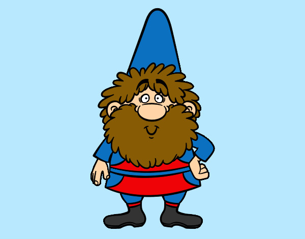 Coloring page Happy gnome painted byonnoleehan