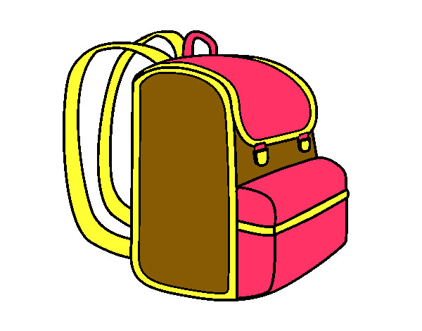 Coloring page Backpack painted bymiza