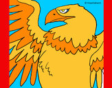 Coloring page Roman Imperial Eagle painted byJDWR