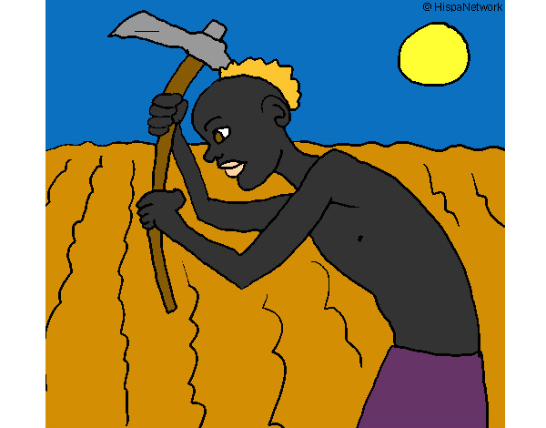 Coloring page Working the land painted byRoniPoet