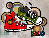 Coloring page Sneakers painted bylizz