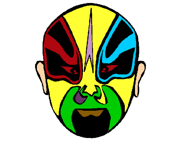 Coloring page Wrestler painted bybeastmode