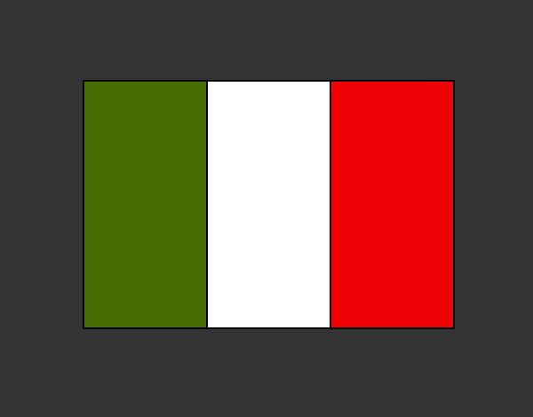 Coloring page Italy painted bystat