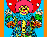 Coloring page Clown dressed up painted byBirdie