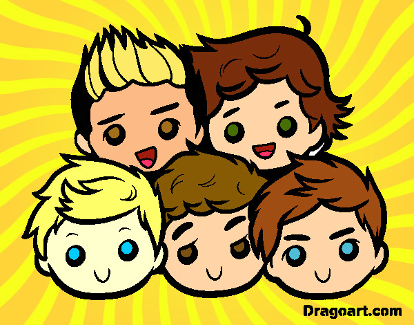 Coloring page One Direction 2 painted byChloe