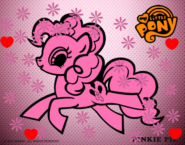 Coloring page Pinkie Pie painted byteapot