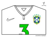 Coloring page Brazil World Cup 2014 t-shirt painted byLUZ1977
