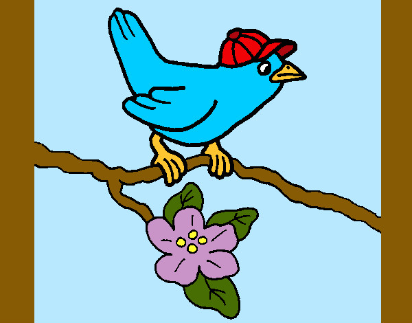 Coloring page Bird painted byBigricxi