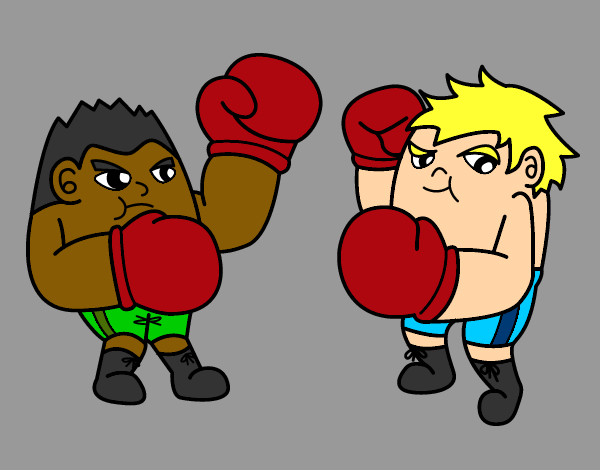 Coloring page Boxing match painted byBigricxi