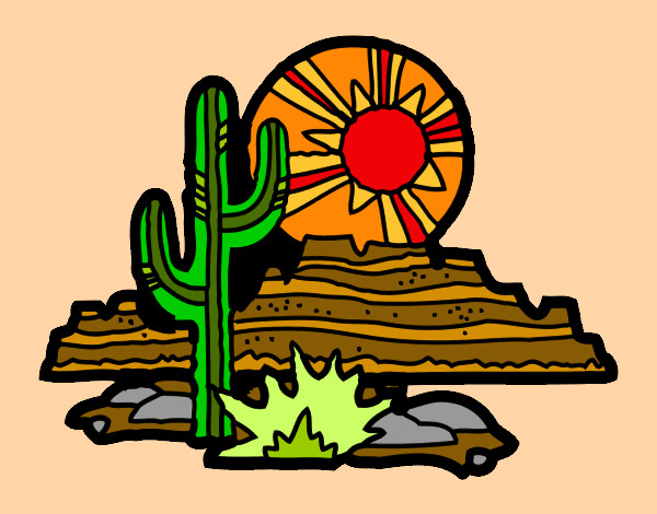 Coloring page Colorado Desert painted byBigricxi