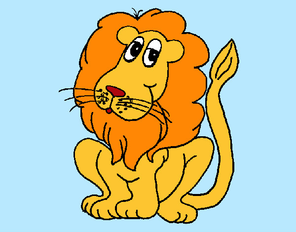 Coloring page Lion 1 painted byBigricxi