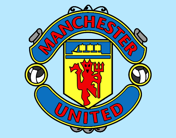 Coloring page Manchester United FC crest painted byBigricxi