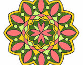 Coloring page Mandala 20 painted bykatebelate