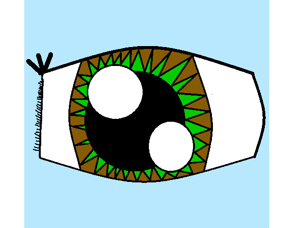 Coloring page Eye painted bymade12