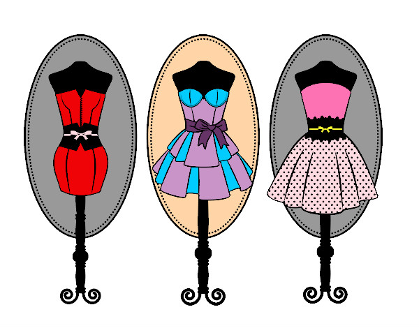 Coloring page Mannequins painted bymade12