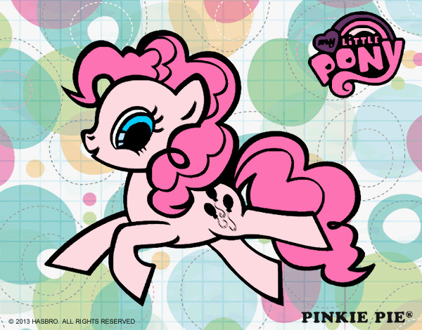Coloring page Pinkie Pie painted byK-BRONY