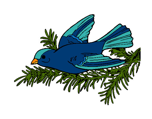 Coloring page Swallow painted byShebear