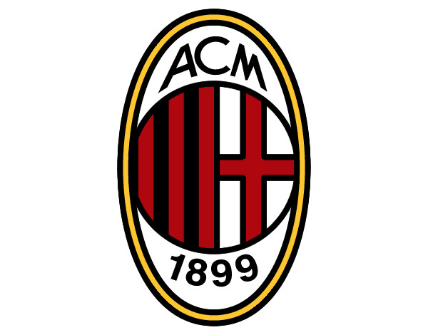 Coloring page AC Milan crest painted byStriker