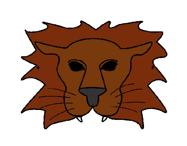 Coloring page Lion painted byKiara
