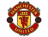 Coloring page Manchester United FC crest painted byStriker