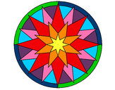 Coloring page Mandala 28 painted byemily1234